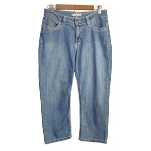 Lee Slender Secret Women's Blue Cropped Jeans Size M